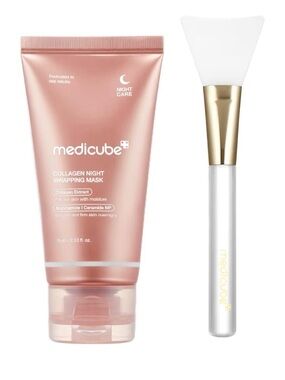 Medicube Collagen Overnight
Wrapping Peel Off Facial Mask & Brush Applicator